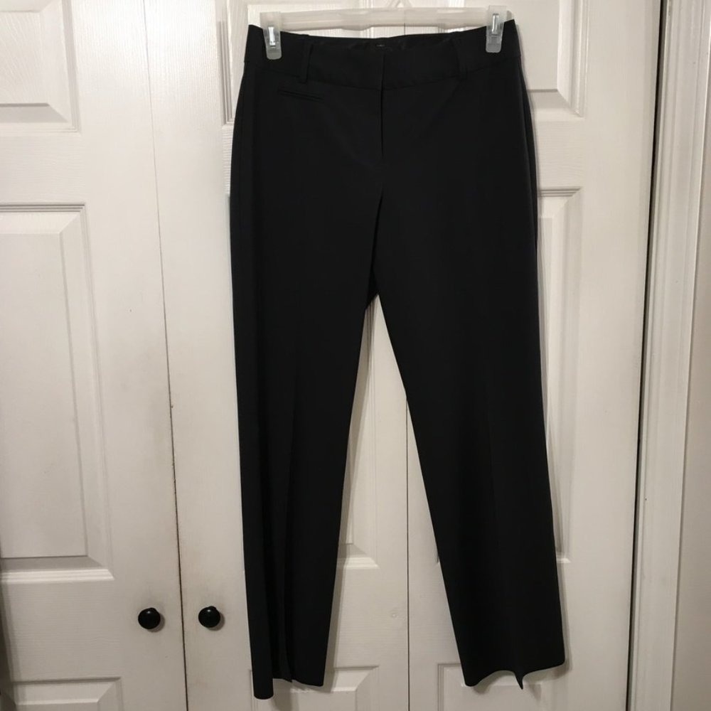 Talbots Navy Curvy Straight Leg Dress Pants